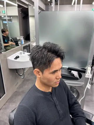 ショート パーマ メンズ 💈メンズ特化💈 barberコウヨウのヘアスタイル