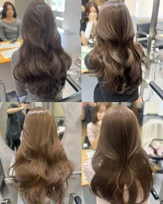 ロング カラー 宮本 優のヘアスタイル