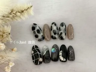 ミディアム nail jaol池袋店所属・ネイルJaol 池袋のネイルデザイン