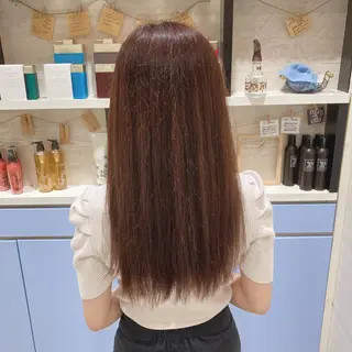 ロング カラー 上野湧太 髪質改善/艶カラーのヘアスタイル