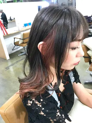 ミディアム カラー 💎髪質改善💎 デザイナーshinのヘアスタイル