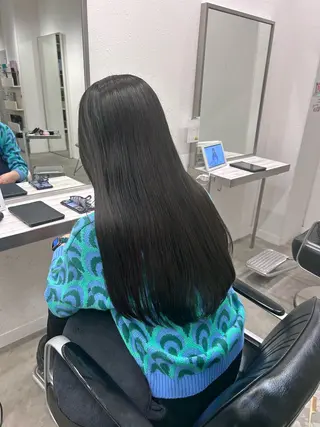 ロング 艶カラー/レイヤー /メンズ/マツエクのヘアスタイル