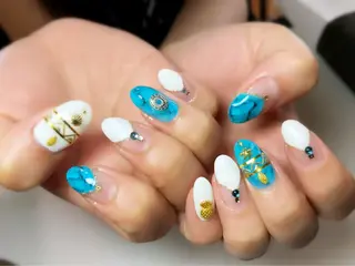 ネイル Aim* 深爪・自爪育成専門店のネイルデザイン