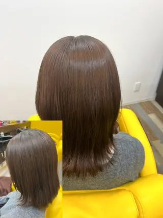 ミディアム MOJYA所属・平野区カット募集中 北羅　千笑実🫧🌿のヘアスタイル