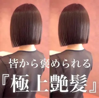 ショート カラー 莉乃/縮毛矯正/髪質 改善/艶カラーのヘアスタイル
