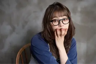 ミディアム カラー パーマ 木村陸弥 似合わせ 透明感カラー🌿のヘアスタイル