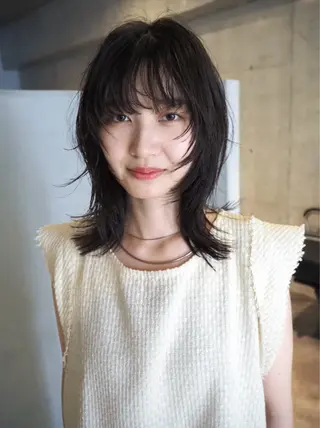 ミディアム 小野 龍樹のヘアスタイル