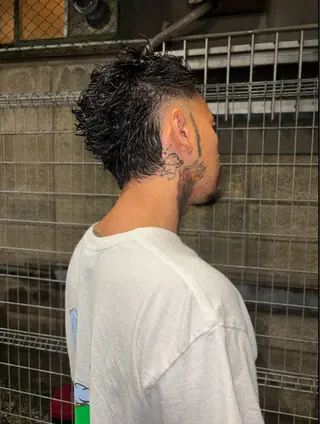 ショート メンズ SALOWIN 神宮前５丁目店所属・メンズ/特殊ヘア パーマ🕷️小夏貴也のヘアスタイル