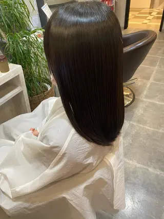 セミロング ノンダメージ 🥑mikubanのヘアスタイル