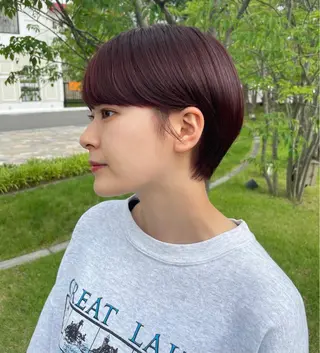 ショート カラー 北添 稜大のヘアスタイル