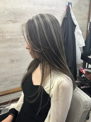 セミロング カラー Fbeauty所属・ブリーチ koheiのヘアスタイル