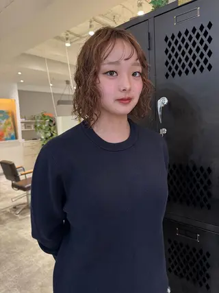 ミディアム パーマ siki/ボブ パーマ/ayanaのヘアスタイル