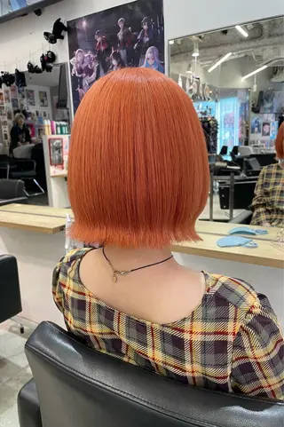 ショート 💖推しカラー💖 オタク美容師✂ゆづきのヘアスタイル