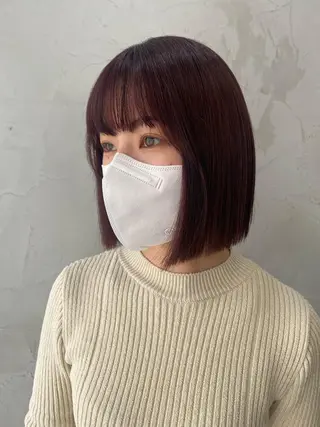 ショート カラー 佐伯 鼓乃美のヘアスタイル