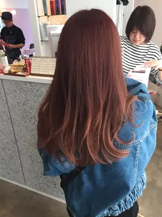 セミロング 所渉/韓国レイヤー /ウルフカットのヘアスタイル