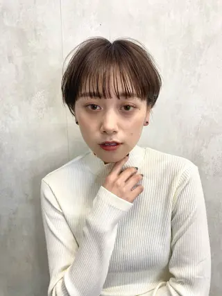 ショート カラー IVORY.所属・🟩白髪ぼかし/ボブ /ショートヘア/大司のヘアスタイル