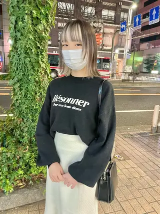 ミディアム カラー ミユル/ 盛れるエクステ🎀✨のヘアスタイル