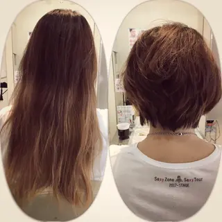 ショート 本田 卓也のヘアスタイル