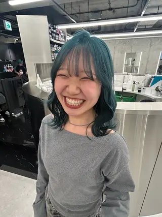 セミロング カラー カラー/エクステ 🤍ルナのヘアスタイル