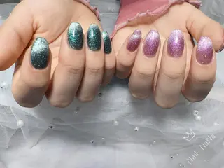 ミディアム カラー ネイル Nail NaNaのネイルデザイン