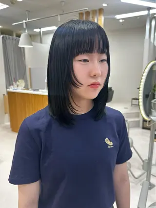 ミディアム カラー 🪭risa 暖色/レイヤー🪭のヘアスタイル