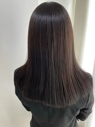 セミロング カラー eins.hair所属・過去一の柔髪ヘア 🌿einshairのヘアスタイル