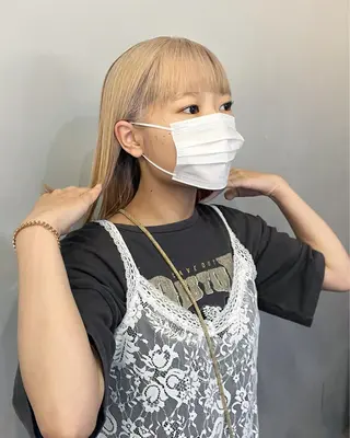 ミディアム カラー ヘアアレンジ 💐ナチュラルヘア Kroda💐のヘアスタイル