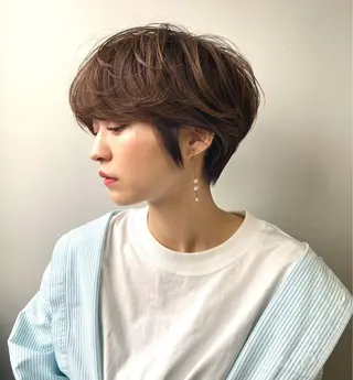 ショート 骨格診断で絶対可愛い ✨丸みショート✨凌弥のヘアスタイル