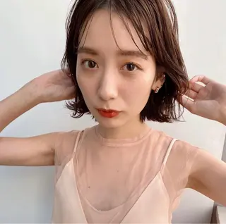 ショート カラー 似合わせカット⚪︎ ／フェイスレイヤーのヘアスタイル