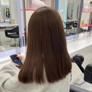 ロング カラー 愛結 暖色カラー🎀🩰のヘアスタイル