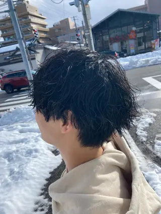 ミディアム メンズ パーマが得意な【最高 悠斗】のヘアスタイル