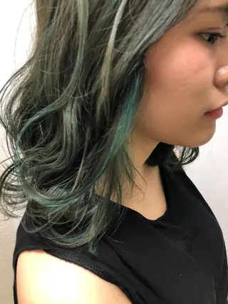 ショート カラー OAK溝の口 𖠋SHINYAのヘアスタイル