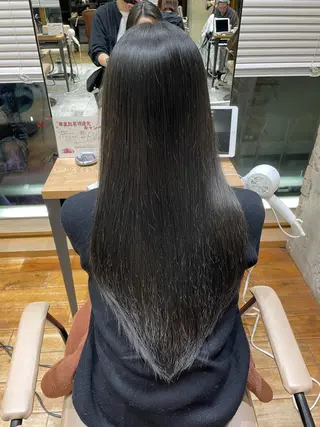 ロング 前髪顔まわりカット 🌈中村海聖のヘアスタイル