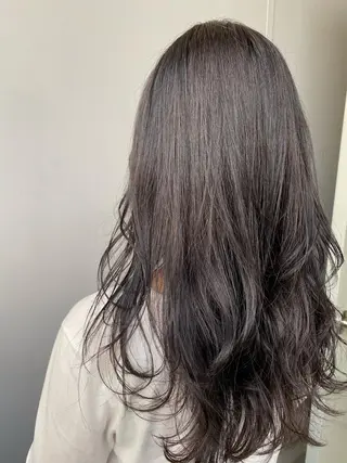 セミロング カラー パーマ ヘアアレンジ メンズ ネイル マツエク・マツパ 韓国/トレンド レイヤー【101】のヘアスタイル