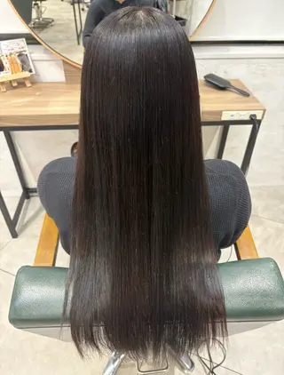 ロング 暗髪／透明感カラー ／⭐️hyuga⭐️のヘアスタイル