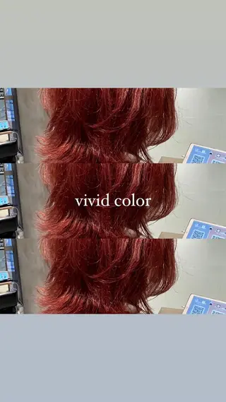 ミディアム カラー ヘアアレンジ stylist ◎RUKI.のヘアスタイル