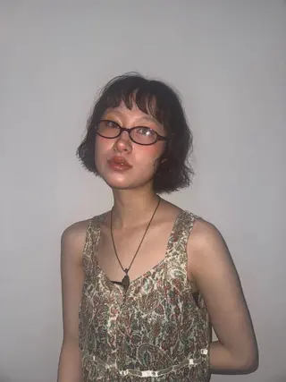 カラー Ence 銀座所属・植木 まりなのヘアスタイル