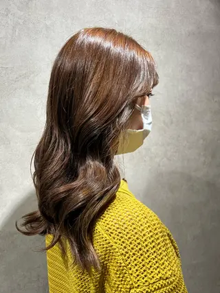 ロング カラー ANDLIFE KAHOのヘアスタイル