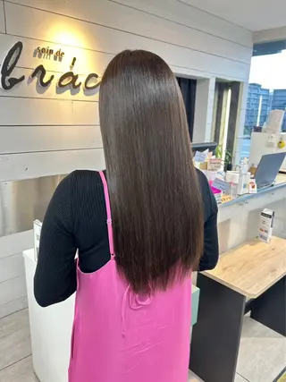 ロング 縮毛矯正✖髪質改善 仁木伸明のヘアスタイル