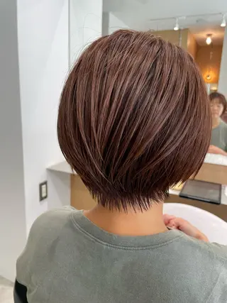 ショート カラー 髪質改善/茅ヶ崎 マツモト リョウのヘアスタイル