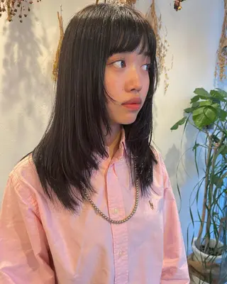 セミロング カラー m ā l o.🌷 サカモトマイコのヘアスタイル