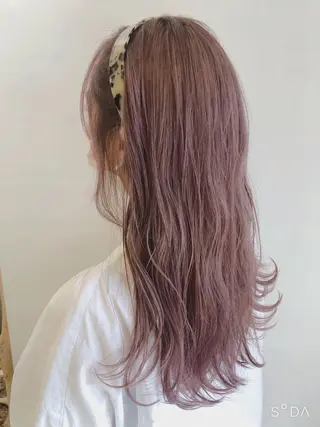 ミディアム カラー シャドールーツ美容師 篠原康太のヘアスタイル