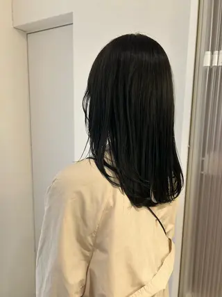 ミディアム カラー 、 、のヘアスタイル