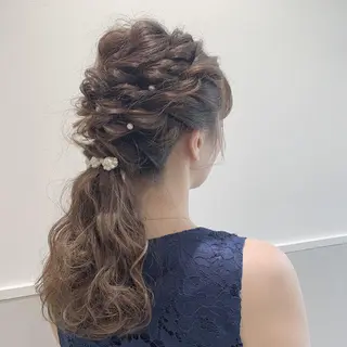 ロング ヘアアレンジ 髪質改善period.所属・いしかわまい🎀 髪質改善特価サロンのヘアスタイル