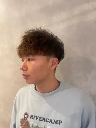 メンズ フリーランスシェアサロンルレイル所属・心斎橋/メンズ /ルレイル/地形真希のヘアスタイル