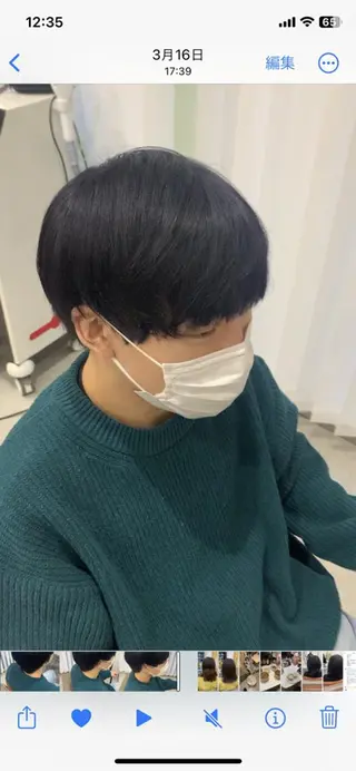 ショート カラー メンズ クセを最大限に活かす メンズパーマ奈良大祐のヘアスタイル