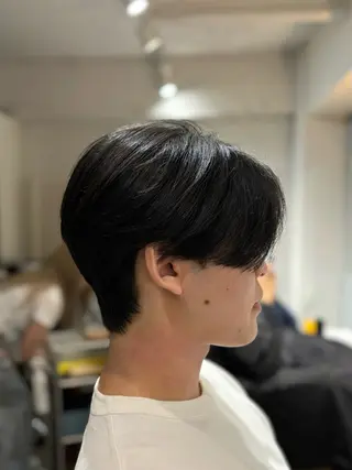 ショート パーマ メンズ 韓国メンズヘア/ ダウンパーマ/歩夢のヘアスタイル