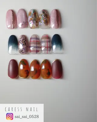 ネイル caress  nail カレスネイル　代々木上原所属・カレスネイル さいのネイルデザイン