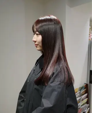 ロング カラー BOTANIUM by Rr SALON 【ボタニウムバイアー ルサロン】所属・リクト/栄/矢場町/ レイヤーカット/艶髪のヘアスタイル
