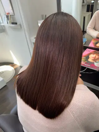 セミロング 美髪髪質改善✨ 店長 天城由香のヘアスタイル